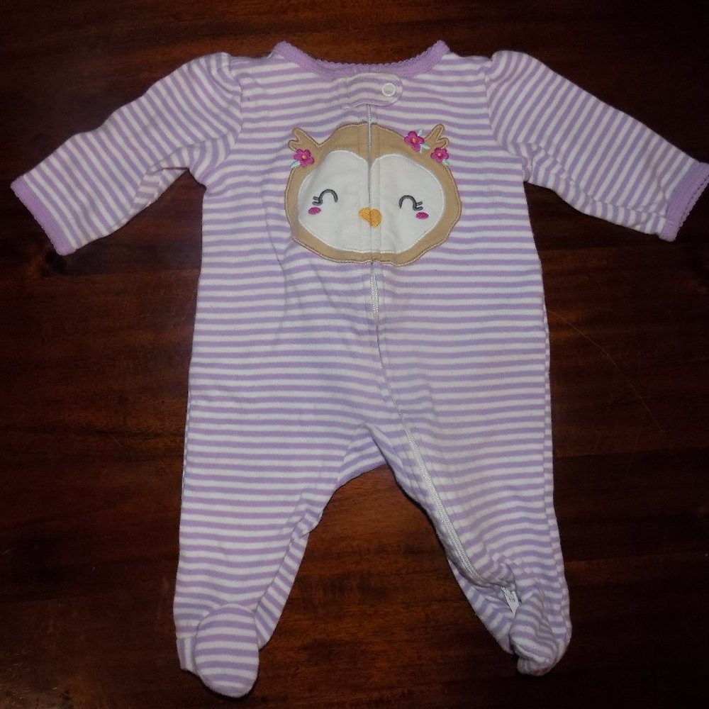 0-3M Sleep & Play Footed Pajamas